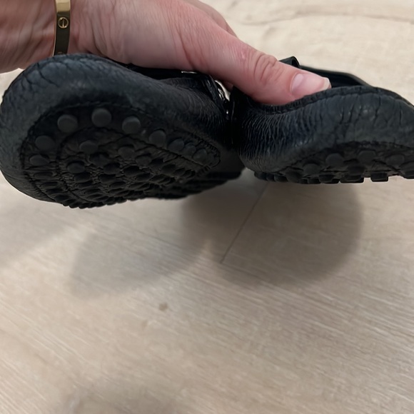 Authentic Black Louis Vuitton Black Grained Leather Rumor Loafers Size 40 - Picture 8 of 10